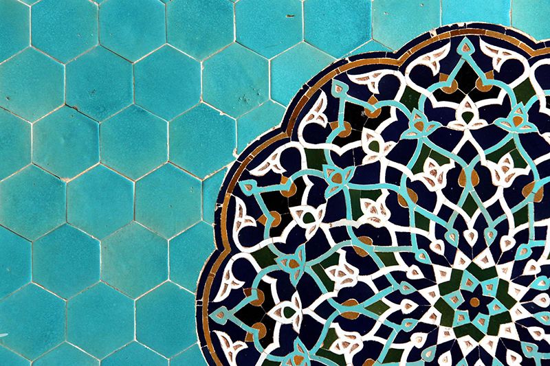 کاشی کاری در معماری ایرانی - مسجد جامع یزد